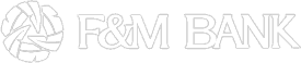 F & M Bank Logo